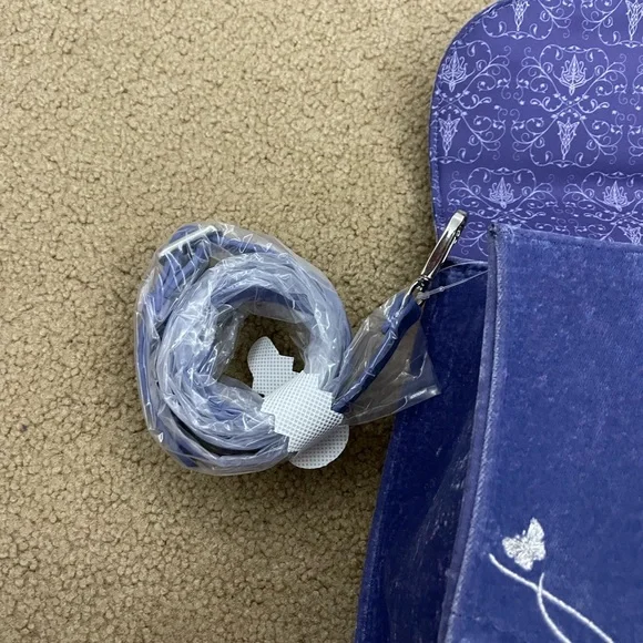 Her Universe Lord of the Rings Arwen crossbody bag blue Velvet Satchel - Picture 6 of 6